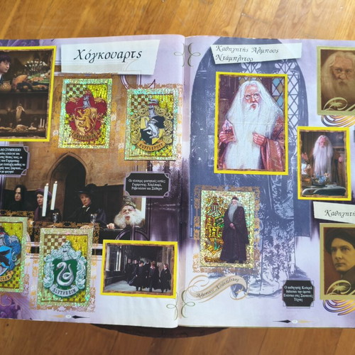 Harry Potter and the Philosopher's Stone Panini Sticker Album used, complete