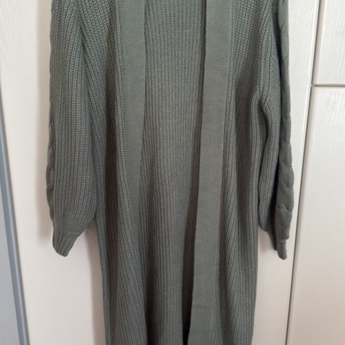 Long cardigan mint color like new
