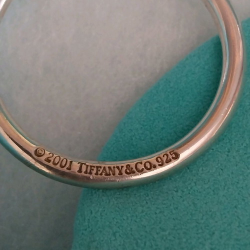 Tiffany & Co 925 Sterling Silver Keychain new with inscription