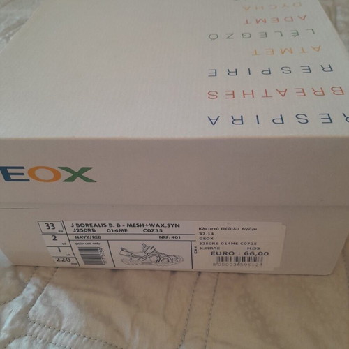 Geox closed sandal boy size 33 new, dark blue
