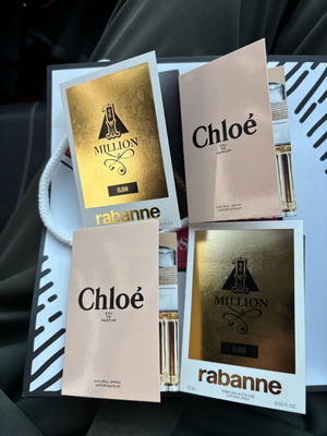 Αρώματα Chloe και Million Rabanne μινιατούρες, νέα, σετ 4 τεμαχίων