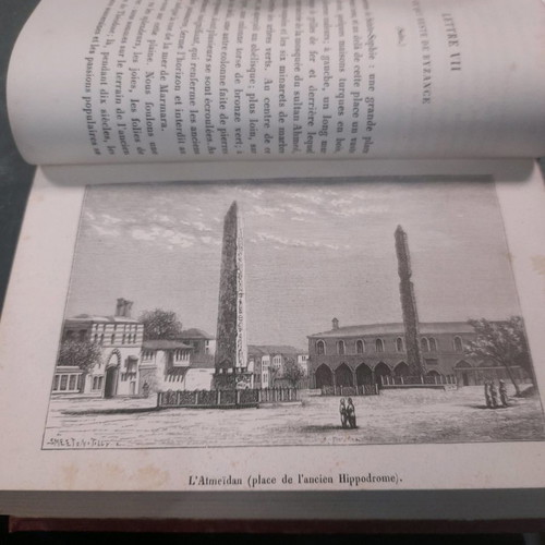 Lettres du Bosphore 1879 used book with engravings