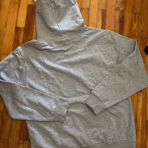 Stussy Hoodie embroidered logo new, large, gray
