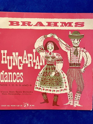 Brahms Hungarian Dances 7 ιντσών δισκάκι μεταχειρισμένο, κλασική