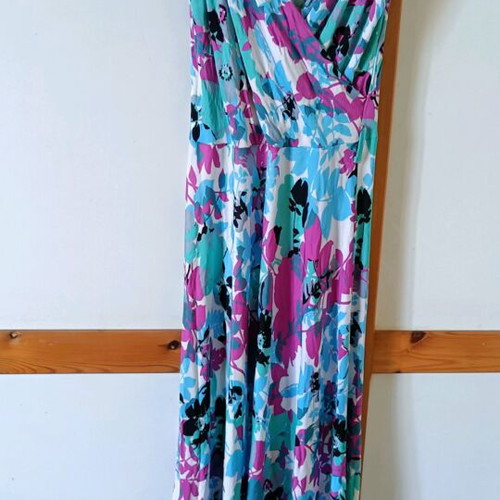 Milk &honey maxi dress like new, multicolor, small/medium