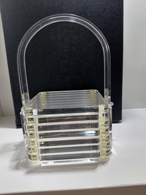 Plexiglass coasters used