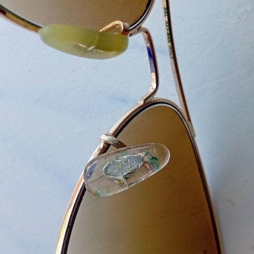 Ray Ban sunglasses used, gold