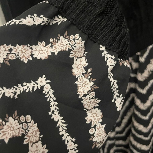 Twinset dress like new with knitted top and asymmetric jersey bottom