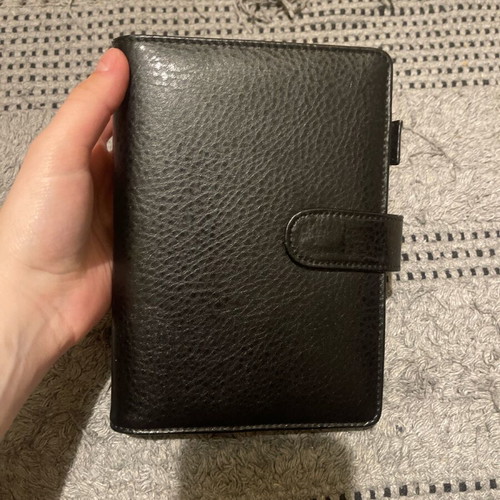 Black Organizer Binder New with Rings