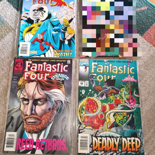 Fantastic Four used comics, issues 397, 385, 407