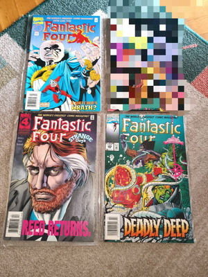 Fantastic Four used comics, issues 397, 385, 407