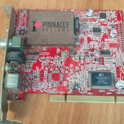 Pinnacle TV Card used