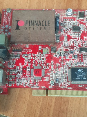 Pinnacle TV Card used