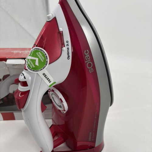 Solac Optima 3.0 Steam Iron 2800W Ceramic Soleplate New