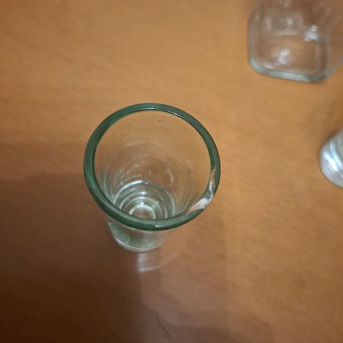 Set of 5 Colored Shot Glasses with Bottle like new