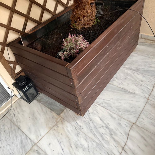 Wooden handmade planter - storage box