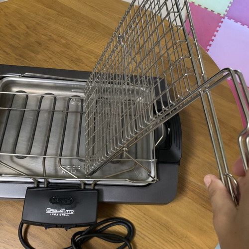 Delonghi BQ80.X Electric Table Grill 2450W like new, stainless steel