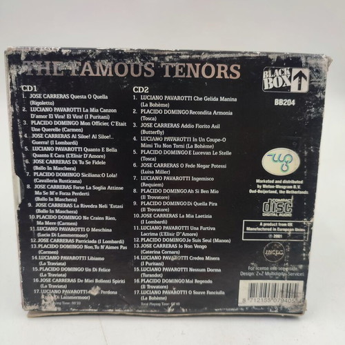 The Famous Tenors 2 CD set Nessum Dorma classical music mint