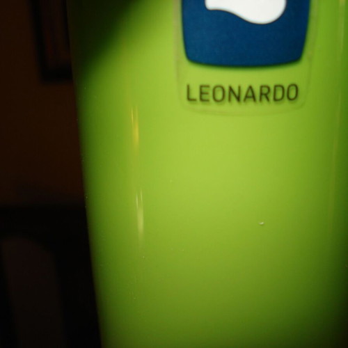 Large decorative green floor vase Leonardo like new
