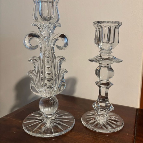 Crystal candlesticks like new
