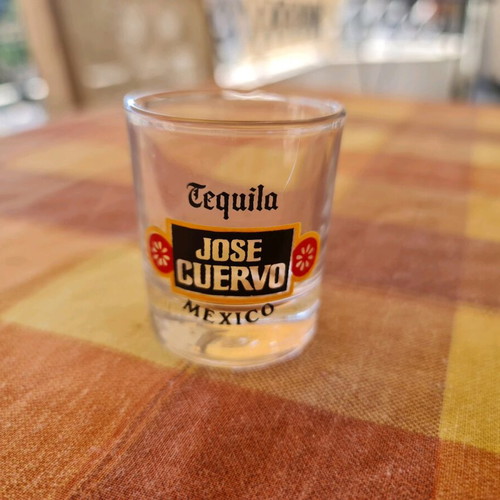 Jose Cuervo Tequila collectible shot glass used 90-2000