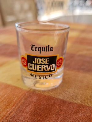Jose Cuervo Tequila collectible shot glass used 90-2000