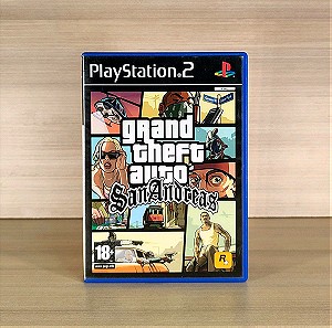 Grand Theft Auto San Andreas PS2 κομπλέ με manual & χάρτη