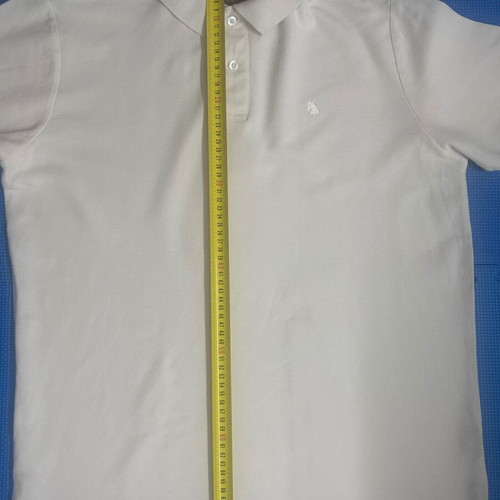 B.S.BAG'S White Polo Shirt size XL like new