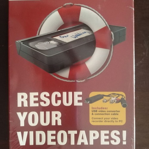 Magix Rescue Your Videotapes software sealed, new