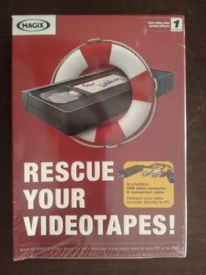 Magix Rescue Your Videotapes λογισμικό σφραγισμένο, καινούργιο