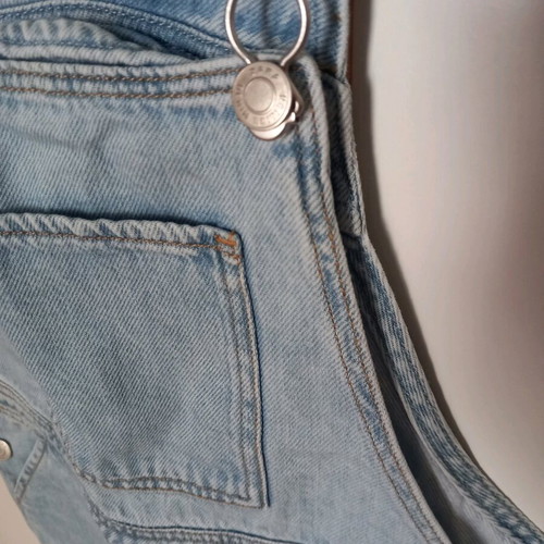 Zara denim salopette new for 5-6 years old girl, blue