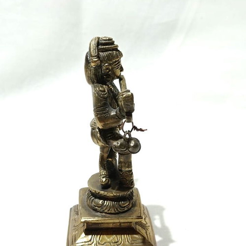 Solid brass decoration like new, height 11 cm
