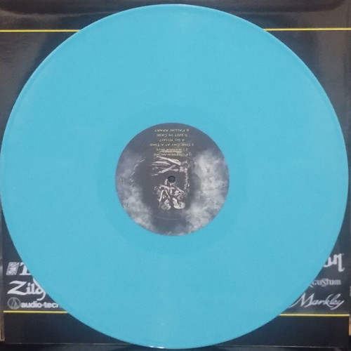 Tesla Forever More LP new, blue light colored vinyl, metal