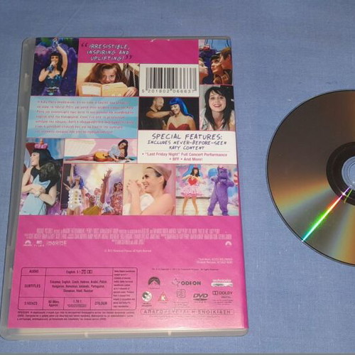 Katy Perry The Movie Part Of Me DVD used