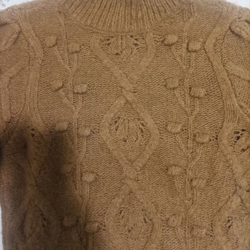 Only brown pullover with high neck like new