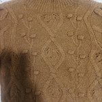 Only brown pullover with high neck like new