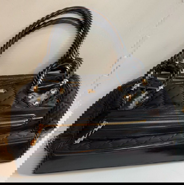 BURBERRY BLACK SHOULDER BAG 40X24 cm