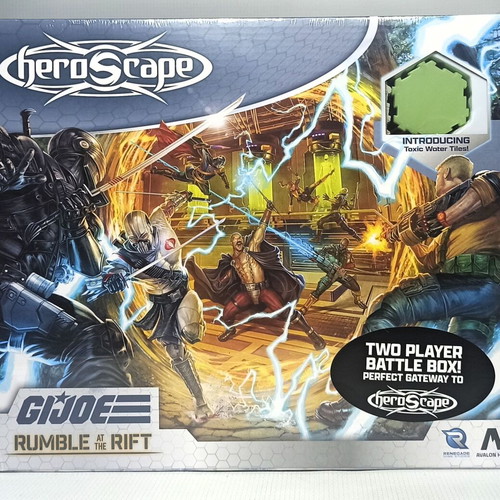 Hasbro Renegade Studios 2026 Heroscape Gi Joe Rumble at the Rift Board Game new