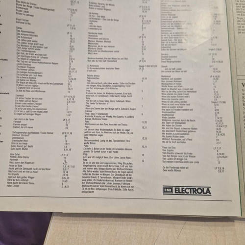 Heino Fahrtenlieder-Album διπλός βινύλ LP 1975 μεταχειρισμένο