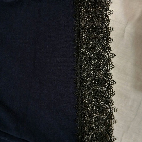 Knitted palazzo skirt Zara like new with black lace