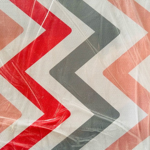 Canvas wall art for kids room new, zigzag design 25x25