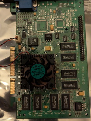 Creative Labs GeForce 256 3D Annihilator CT6940 32MB AGP graphics card