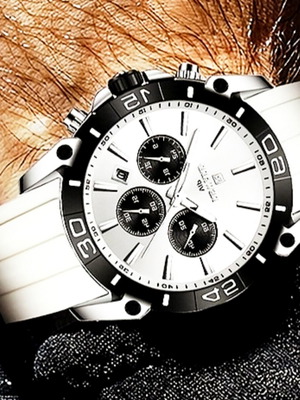 Men's watch new, luxury, waterproof, chronograph
