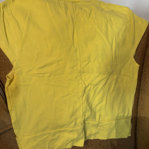 Yellow top size M like new
