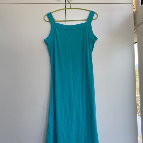 Cotton dress new, blue turquoise summer