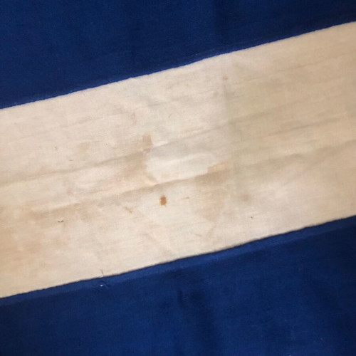 Olympic Airways retro 60s flag used, authentic