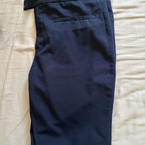 Zara dark blue pants used, straight legs, size 38