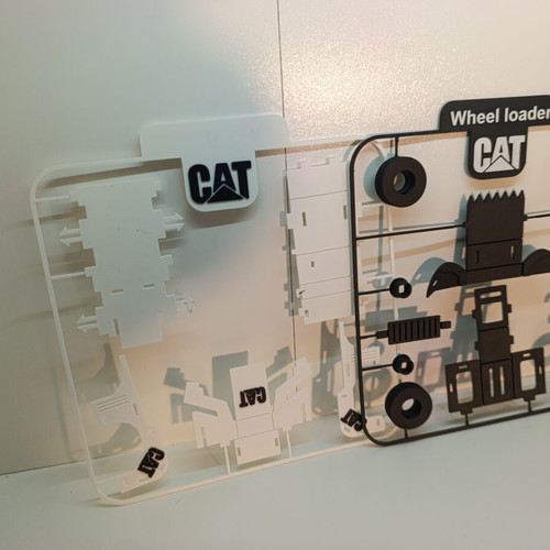 Card Kit Wheel Loader CAT 3D Puzzle new