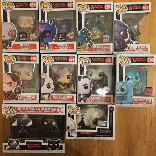 Games Funko Pop collection with Blizzard, Witcher, Skyrim, God of War, Assassin's Creed