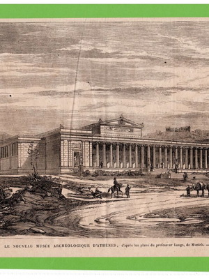 Authentic engravings used, pack of 3, 1880